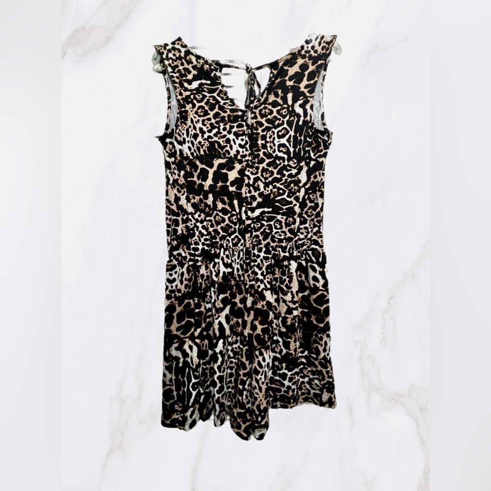 Venus Cheetah Animal Print Romper size Large